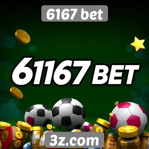 Variedade de jogos disponíveis na 6167 bet