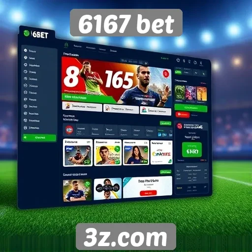 Novidades no design da interface do 6167 bet