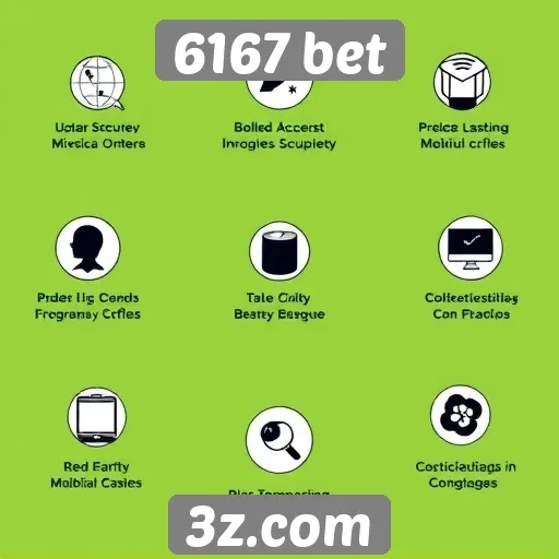 Caracteristicas principais do site 6167 bet